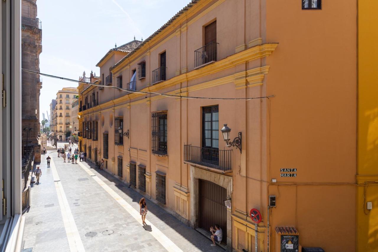 Luminoso Apartamento De Dos Habitaciones Con Vistas A Las Catedral Málaga Eksteriør billede