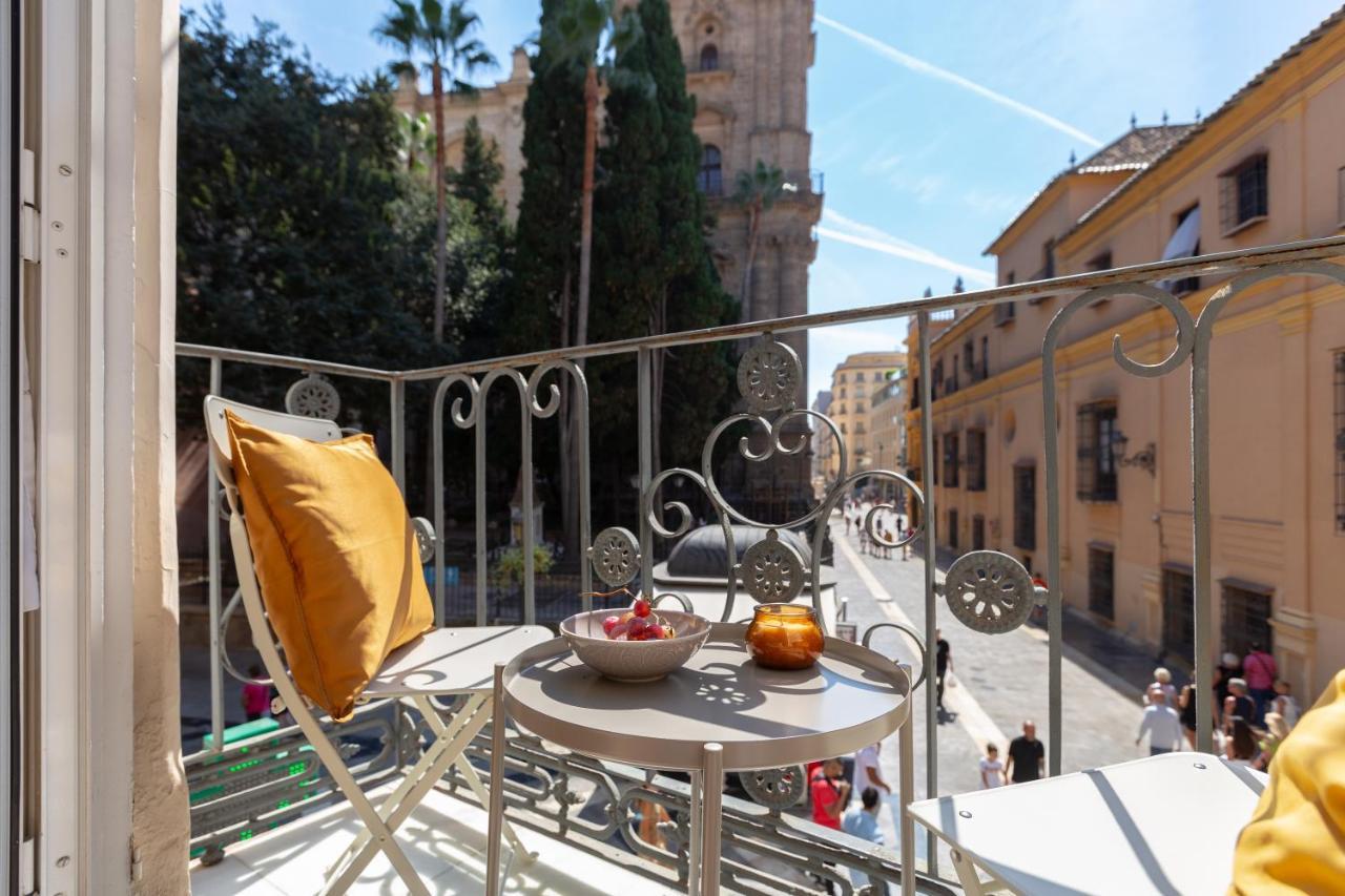 Luminoso Apartamento De Dos Habitaciones Con Vistas A Las Catedral Málaga Eksteriør billede