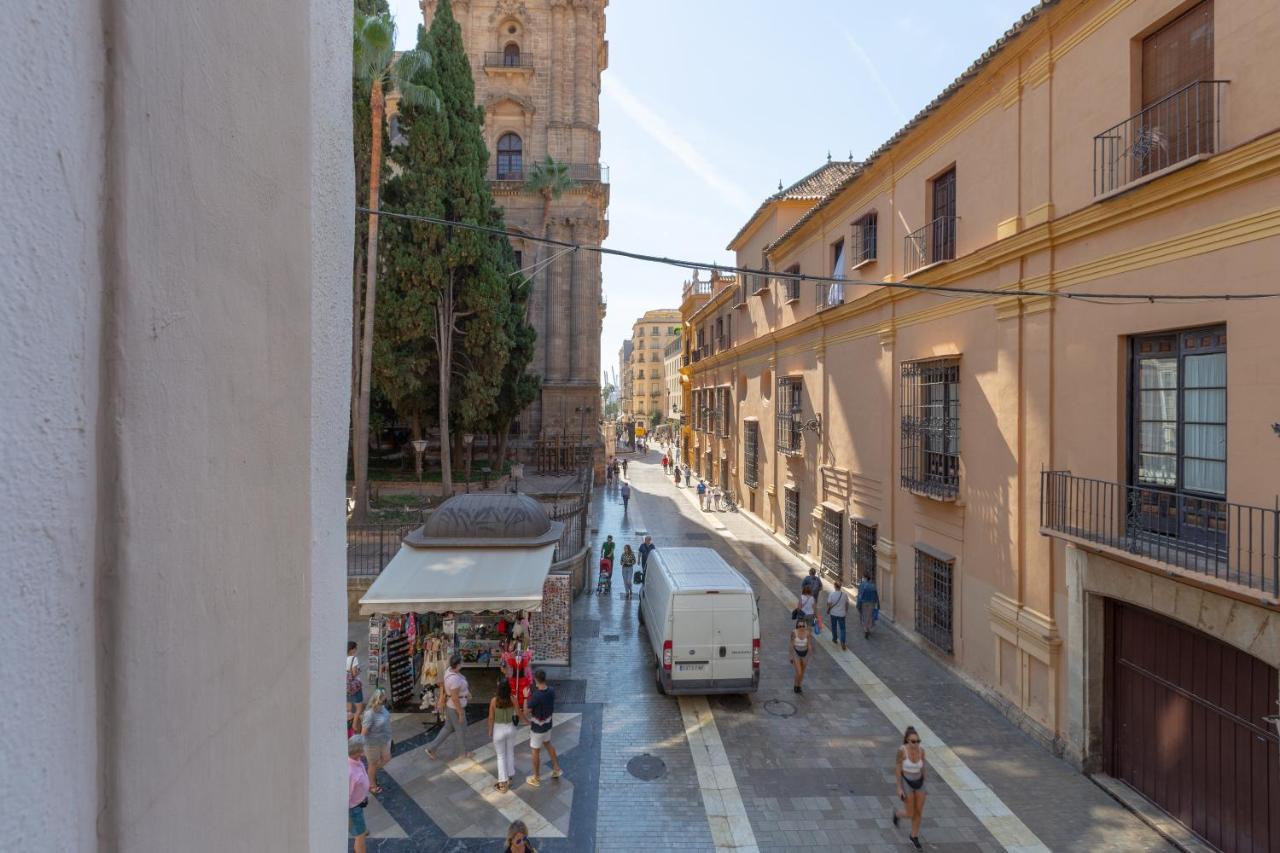 Luminoso Apartamento De Dos Habitaciones Con Vistas A Las Catedral Málaga Eksteriør billede